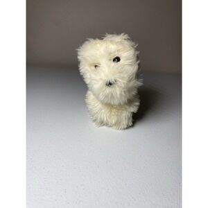 Vintage American Girl Doll‎ Pet Coconut White Westie Dog Plush Weighted